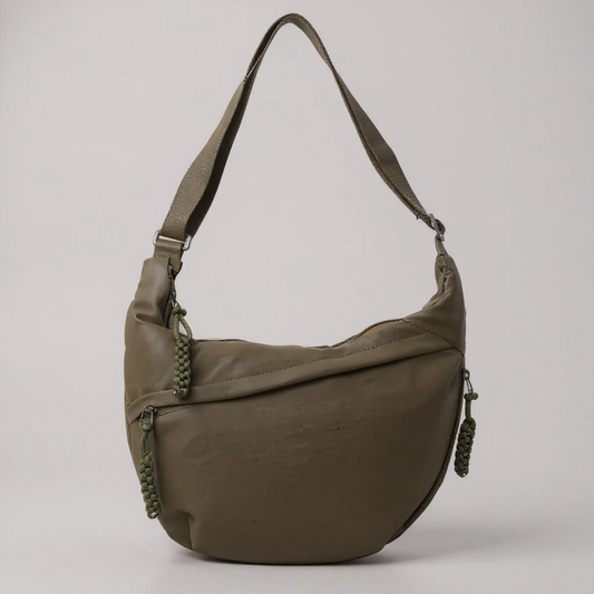 BOLSO LUCÍA MONTIEL - VERDE OLIVA