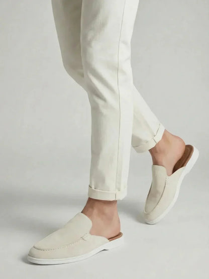 White Suède Mocasines | Lucía Montiel