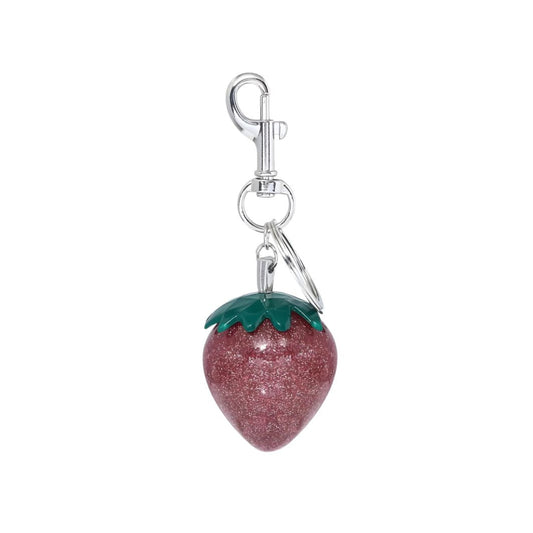 Charm fresa plateada | Lucía Montiel