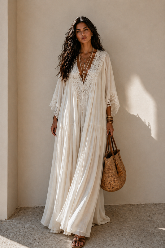 LUCÍA MONTIEL - VESTIDO LARGO EDICIÓN EXCLUSIVA