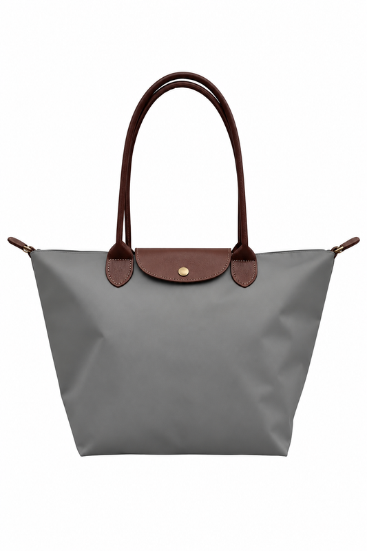 Bolso Grande Premium, Acero | Lucía Montiel