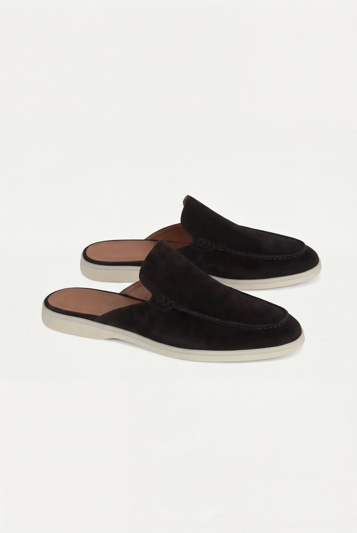 Black Suède Mocasines | Lucía Montiel
