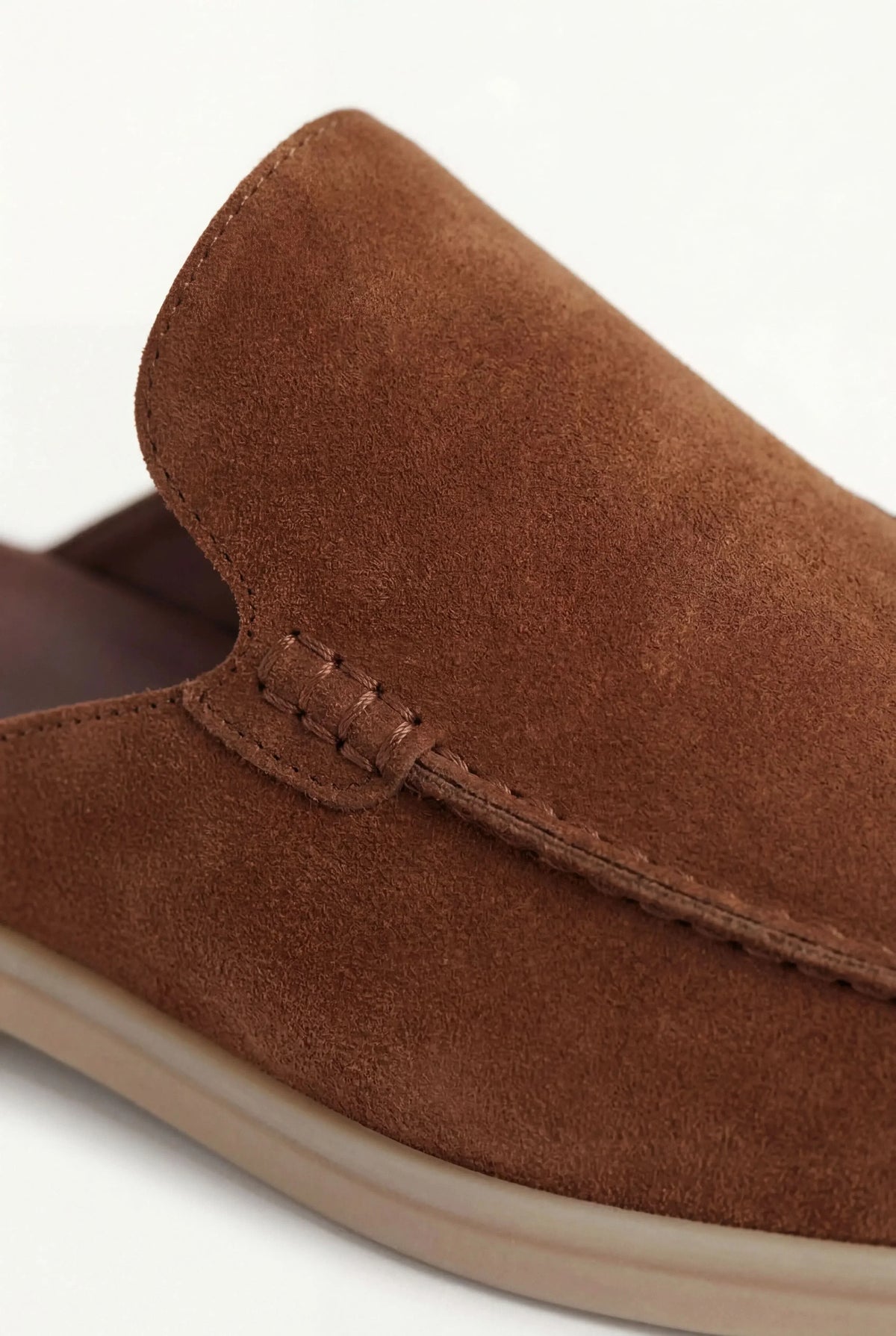 Maroon Suède Mocasines Lucía Montiel