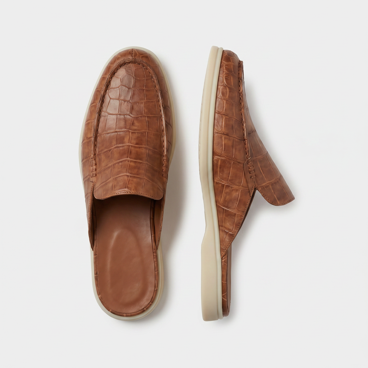 Mocasín Efecto Cocodrilo | Edición Limitada | Lucía Montiel