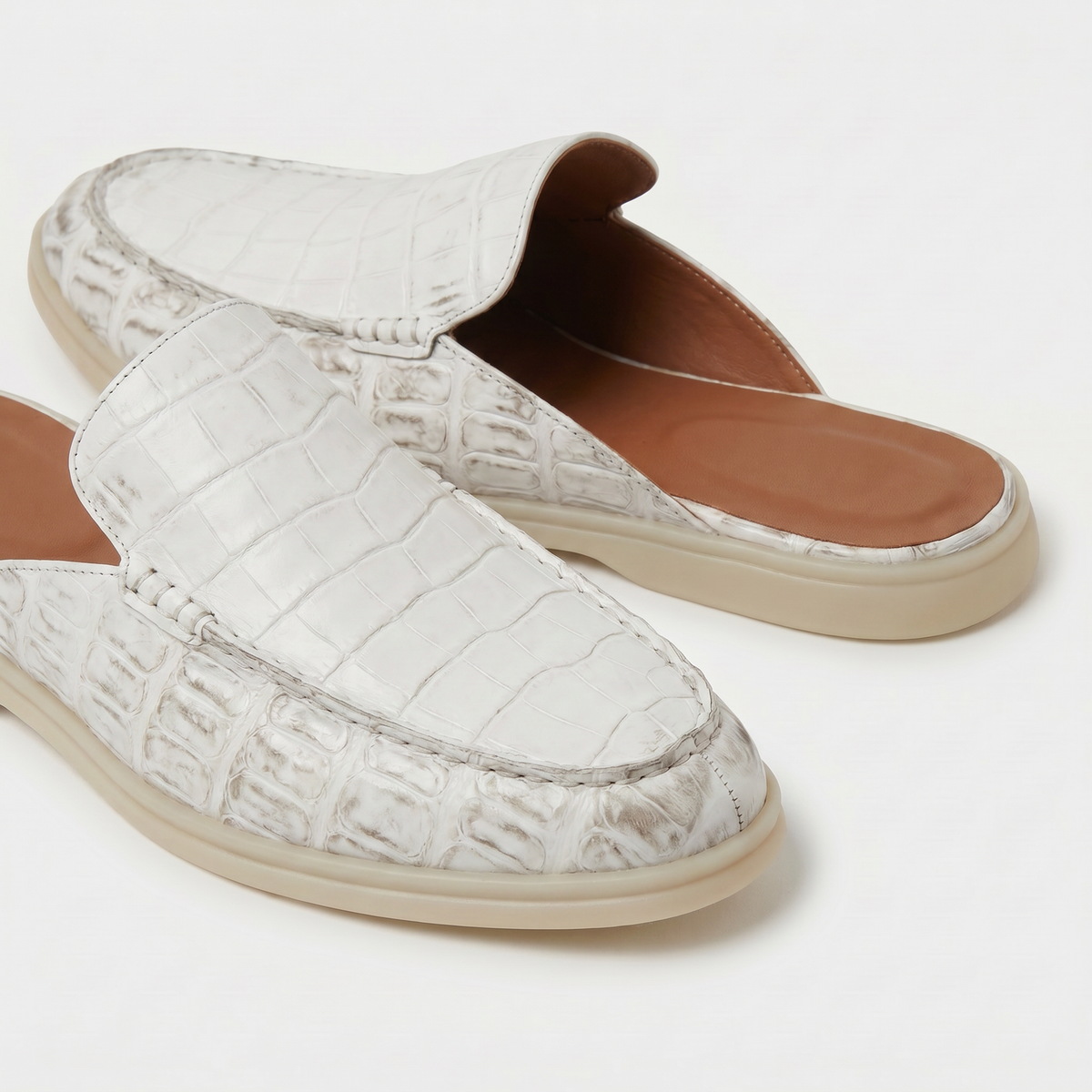 Mocasín Blanco Coconut | Edición Limitada | Lucía Montiel